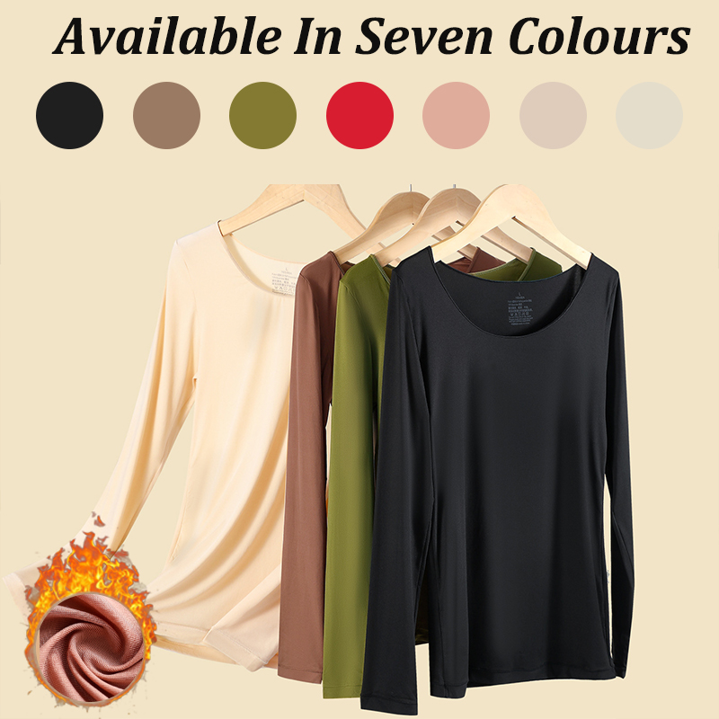 Winter Clothing Europe - Women's Winter Thermal Underwear Seamless Solid