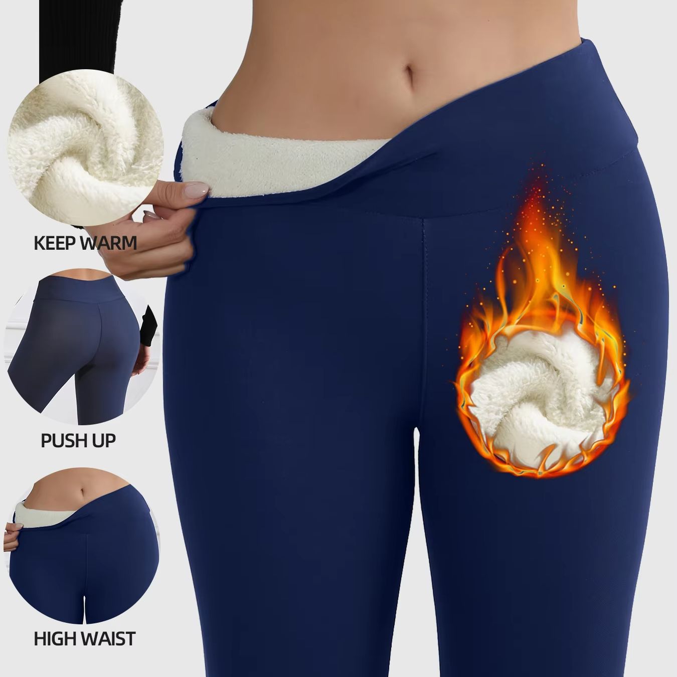 Winter Clothing Europe - Women Velvet Leggings Autumn Winter Warm