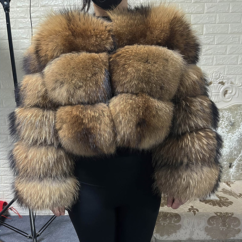 Plus Size Tops Brown Fur Maoma - огляд і ціна Warm Winter Clothing