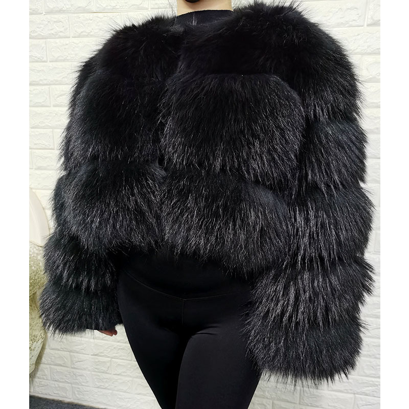 Plus Size Tops Brown Fur Maoma - огляд і ціна Warm Winter Clothing