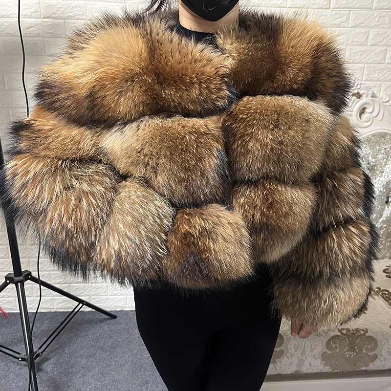 Plus Size Tops Brown Fur Maoma - огляд і ціна Warm Winter Clothing