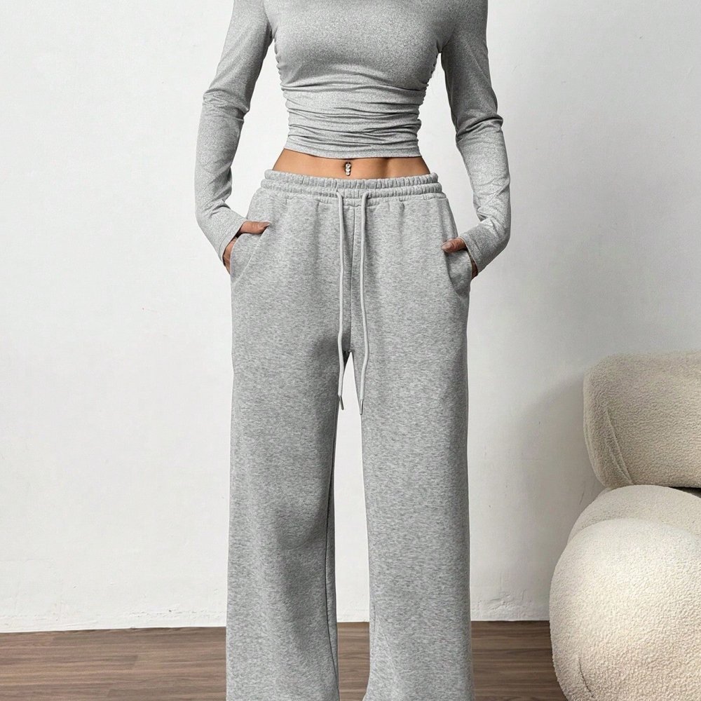 Ladies Casual Two Piece Set Lo - огляд і ціна Winter Clothing Korean