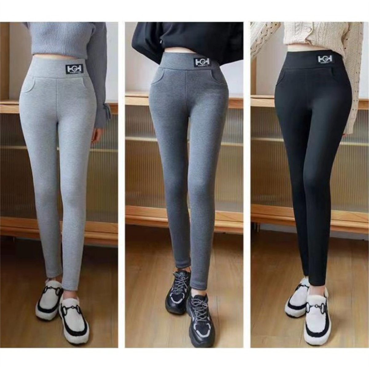 Winter Women Leggings Solid Wa - огляд і ціна Winter Clothing Europe