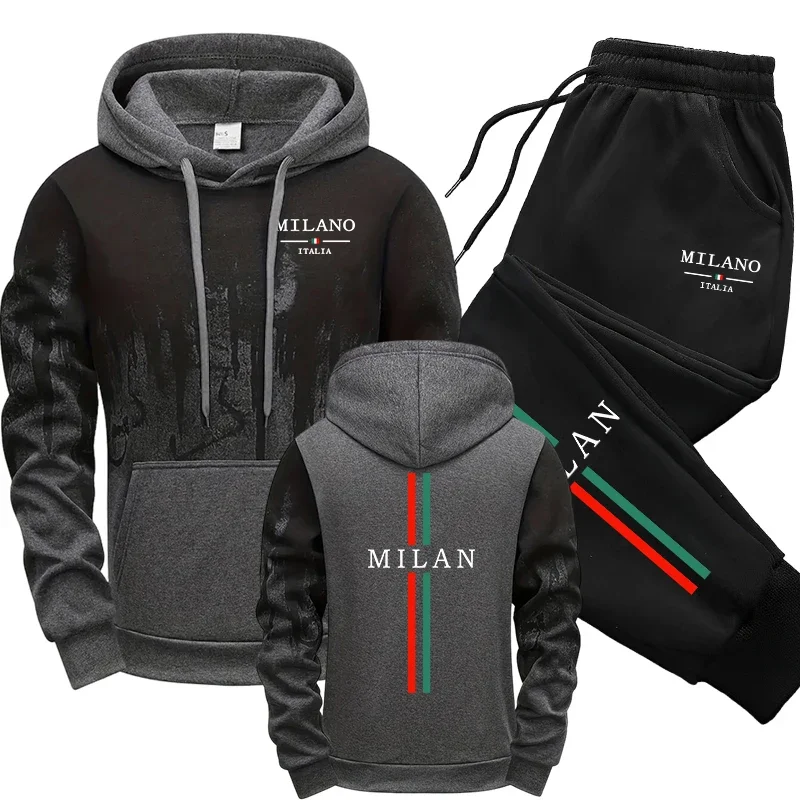 Autumn Winter Tracksuit Italy  - огляд і ціна Winter Clothing Hoodie