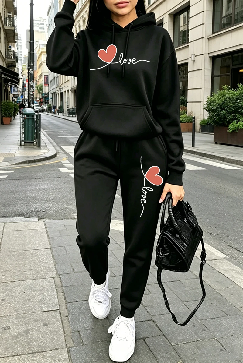 Womens Tracksuit Print Casual  - огляд і ціна Winter Clothing