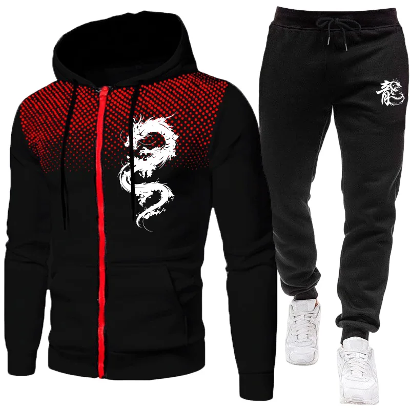 Men's Paris Dragon Pattern Fas - огляд і ціна Warm Winter Clothing