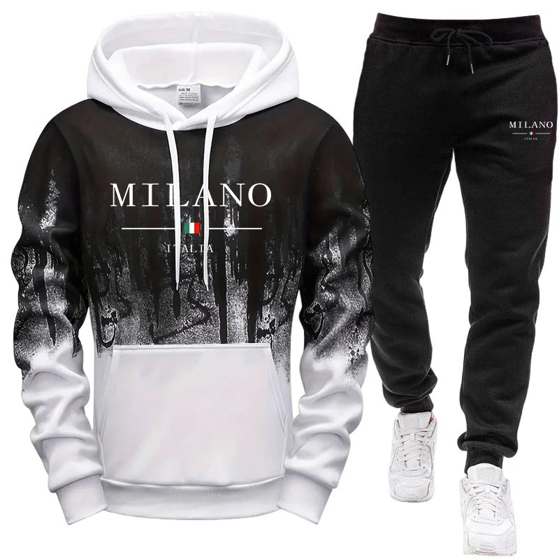 Men's Set/Hoodie/Pants Autumn  - огляд і ціна Winter Clothing Hoodie