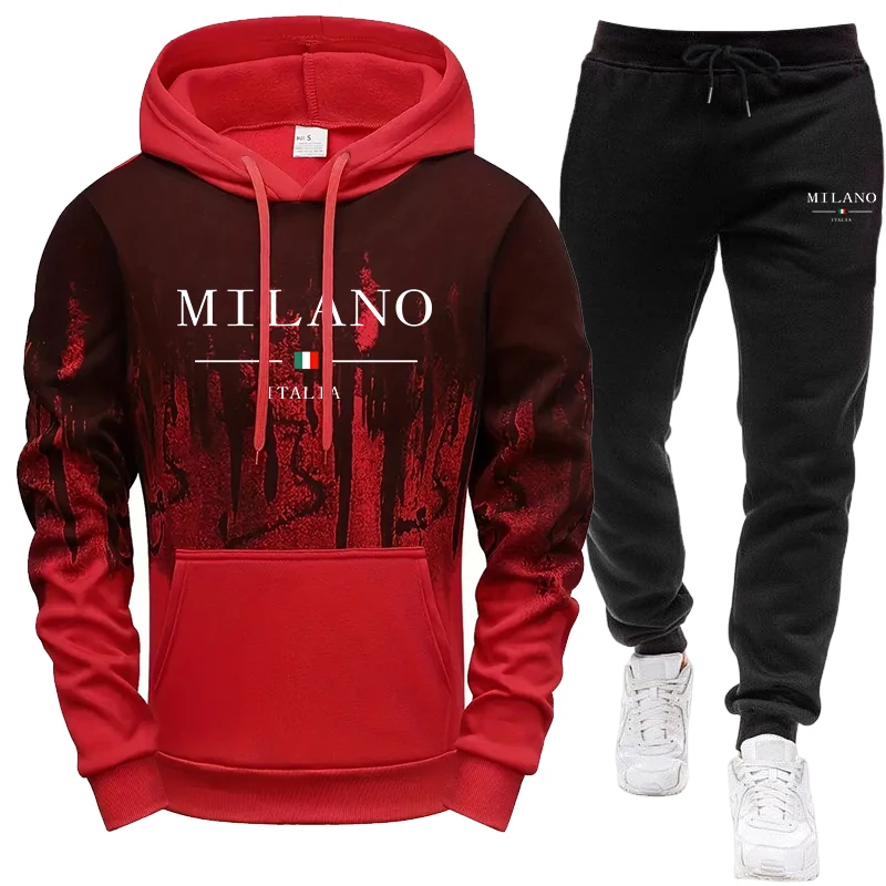 Men's Set/Hoodie/Pants Autumn  - огляд і ціна Winter Clothing Hoodie